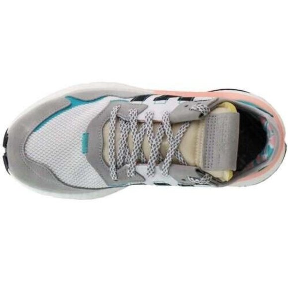 Adidas Originals Nite Jogger Low GS Athletic Shoes White Gray FV3887 NEW Sz 5 - Picture 3 of 6